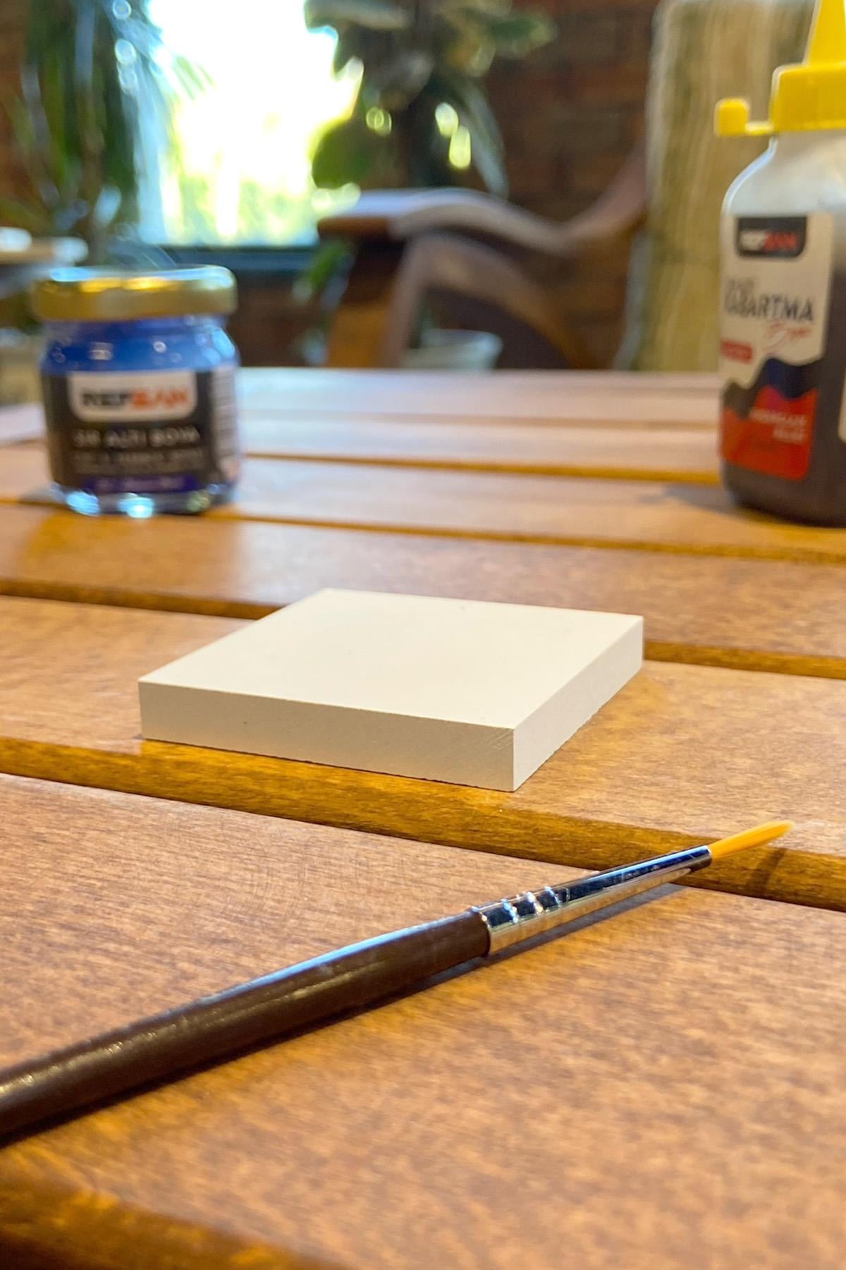 5x5 cm Square Tile Ceramic Bisque (Pack of 80)