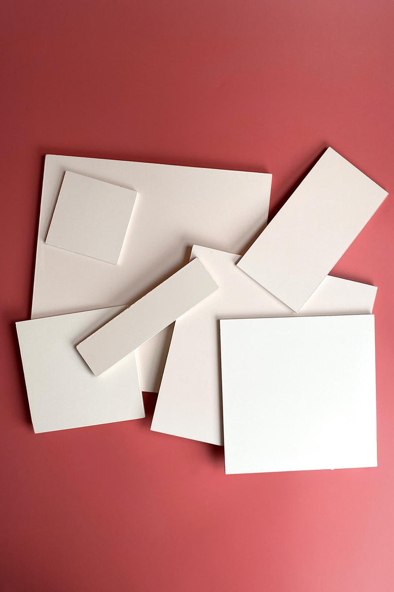 5x5 cm Square Tile Ceramic Bisque (Pack of 80)