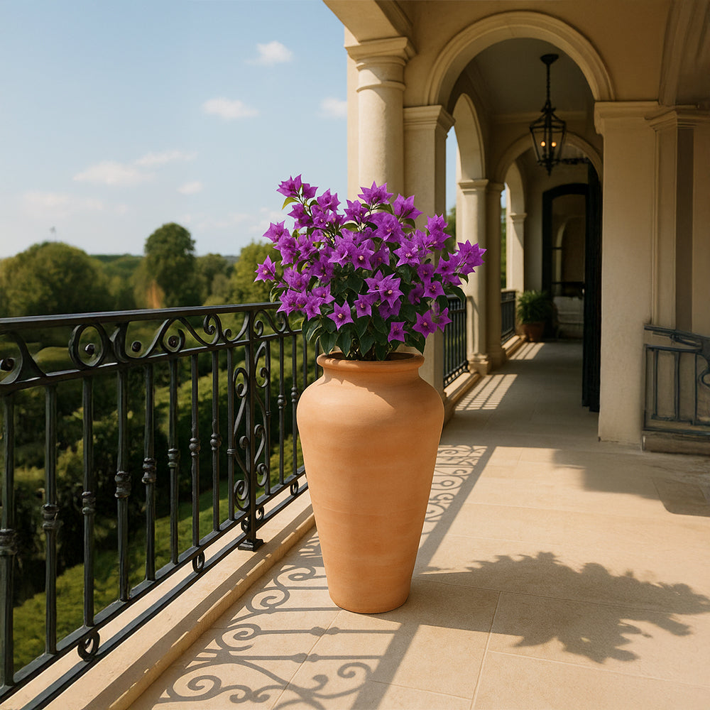Plain Rim Garden Style Terracotta Planter
