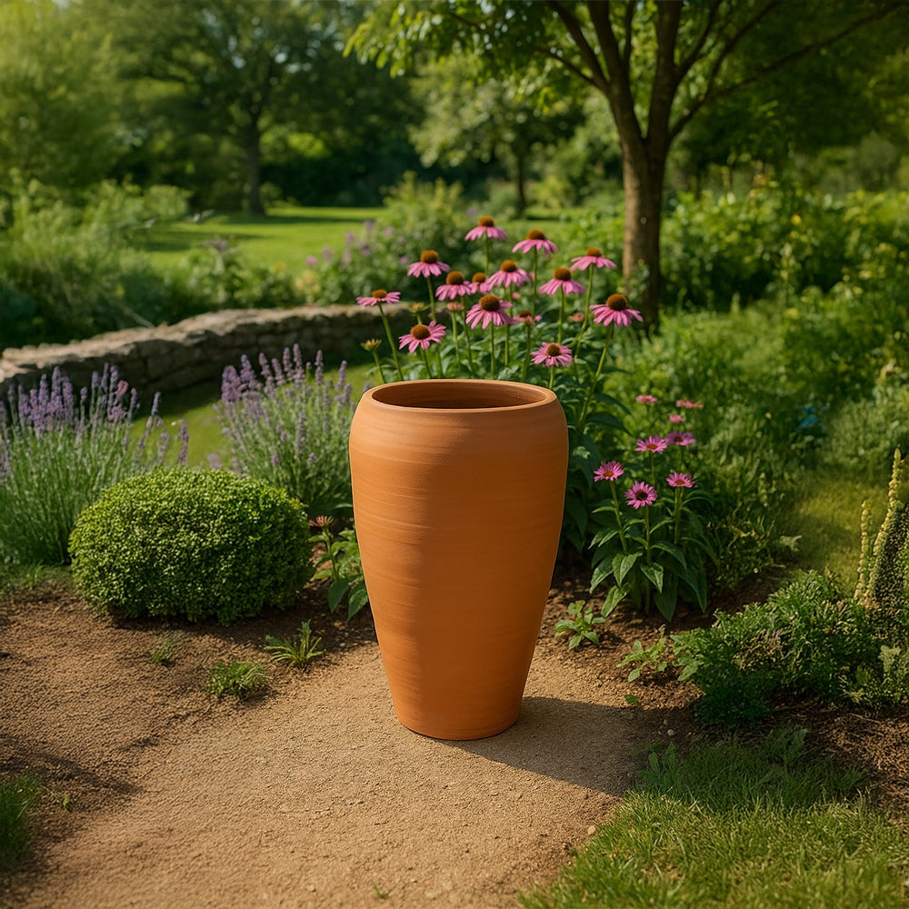 Wide Mouth Garden Style Terracotta Planter
