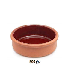 Clayspire large terracotta yogurt bowls 500ml, handmade by Clayspire.