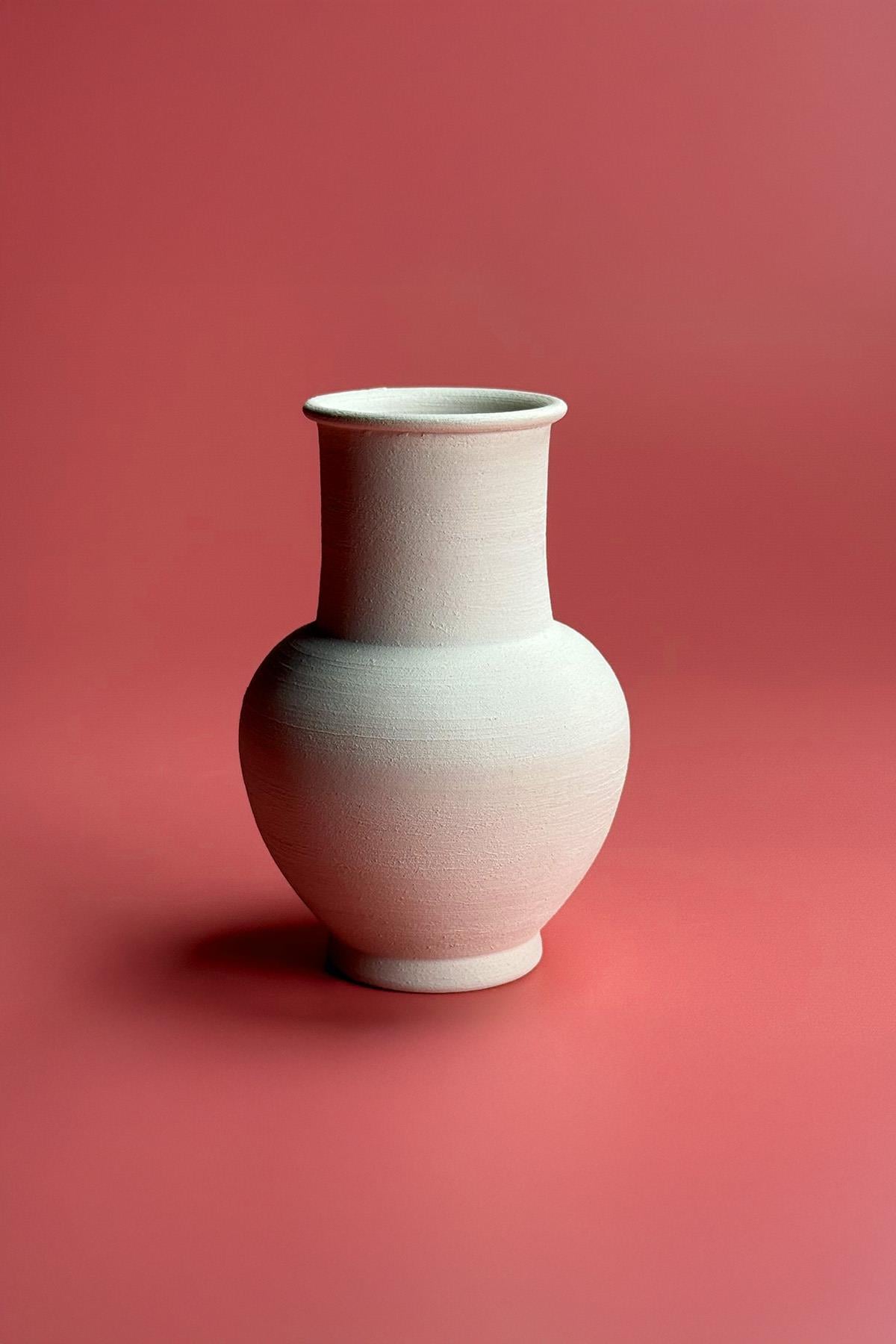 Ata Vazo Seramik Bisküvi