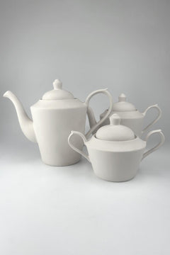 Tea & Coffee Set Ceramic Bisque