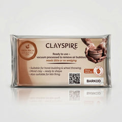 Clayspire natural moist ceramic clay for handmade pottery and crafts.