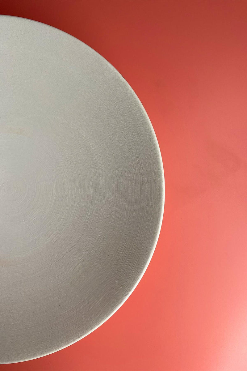 Deep Plate Ceramic Bisque