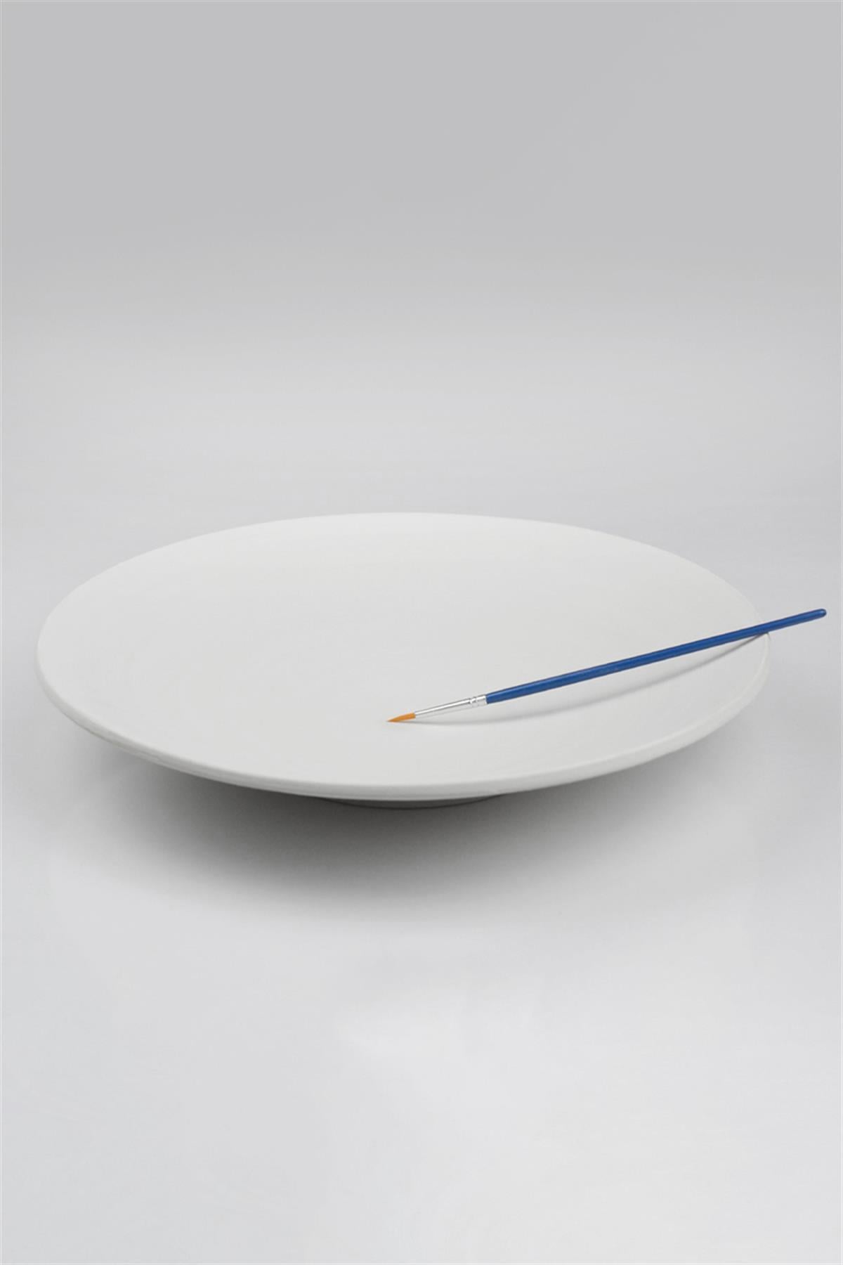 Deep Plate Ceramic Bisque