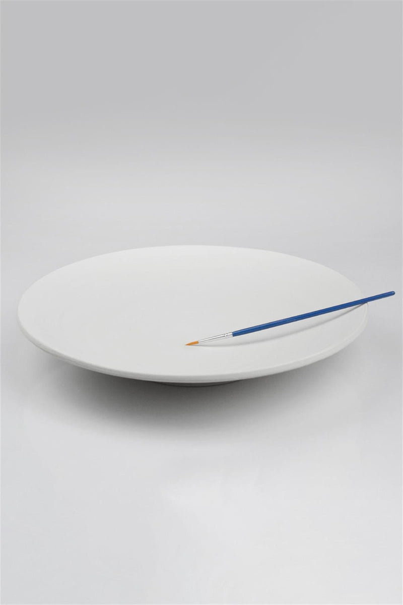Deep Plate Ceramic Bisque