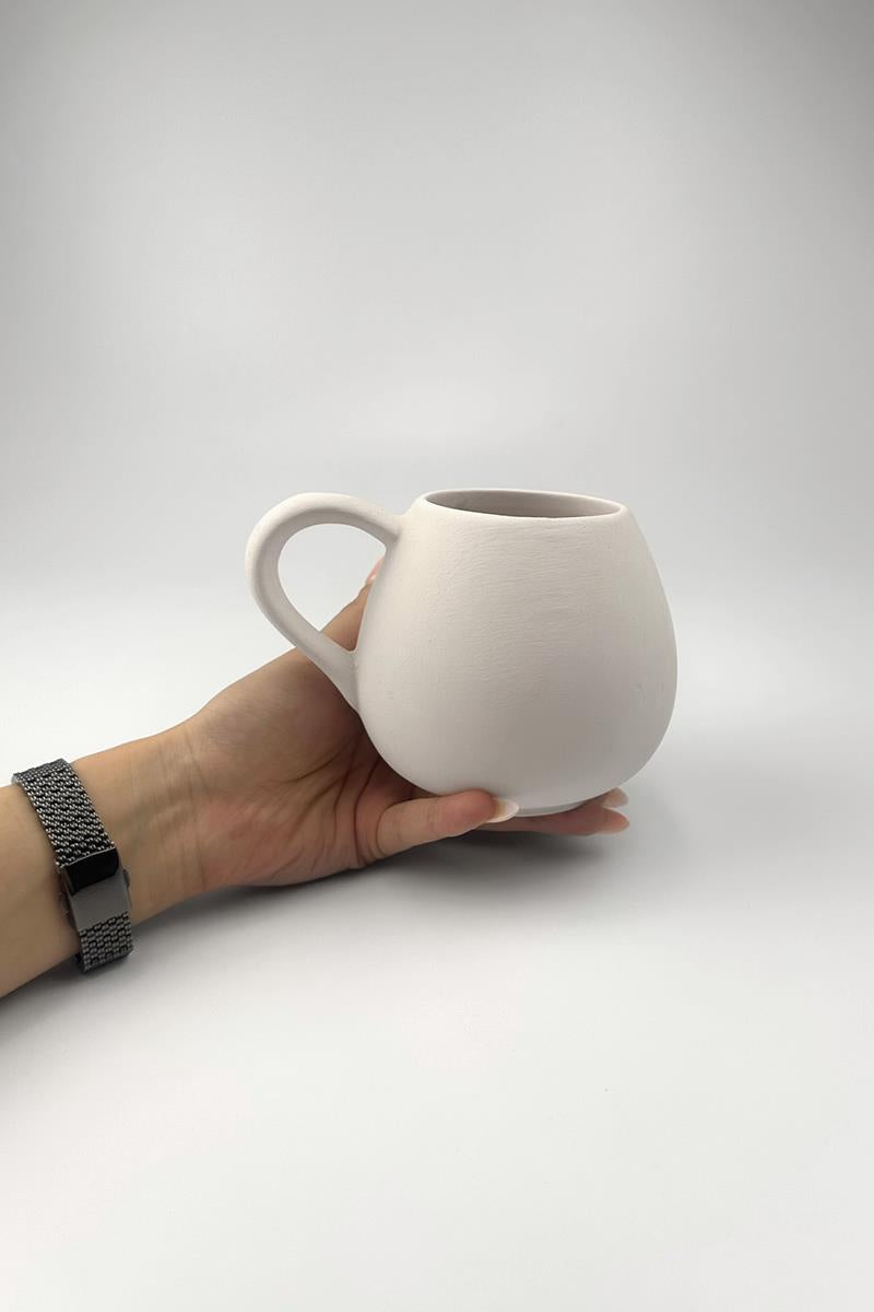 Damla Mug Ceramic Bisque