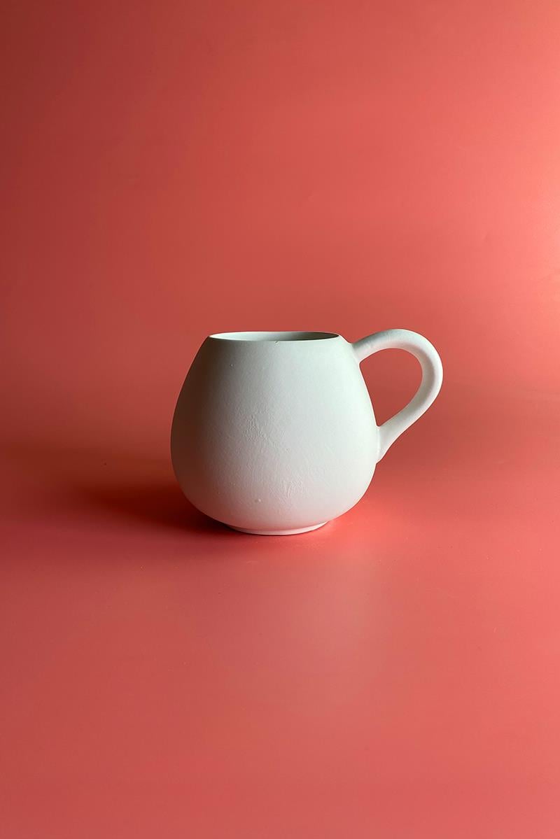 Damla Mug Ceramic Bisque