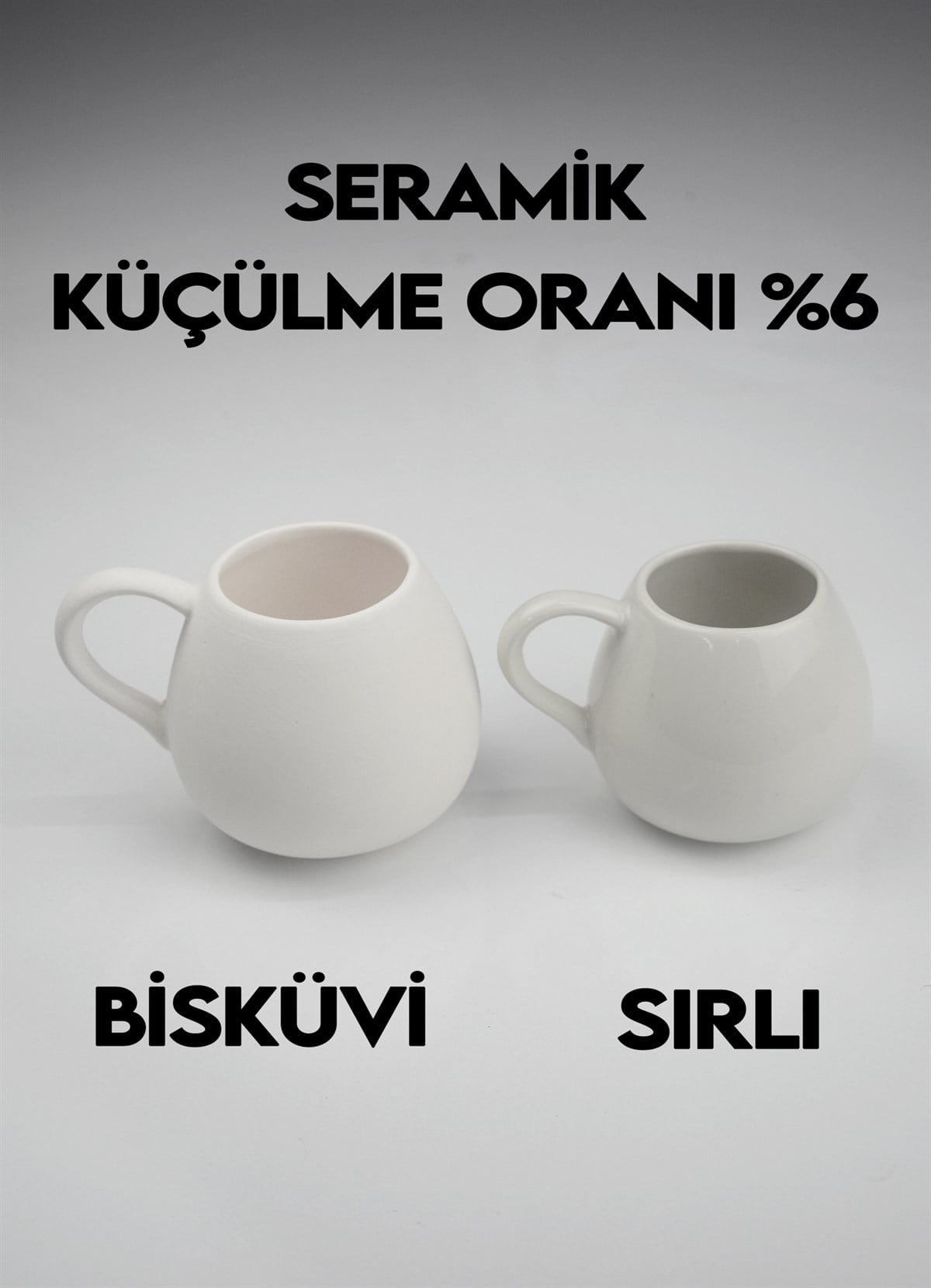 Damla Mug Ceramic Bisque