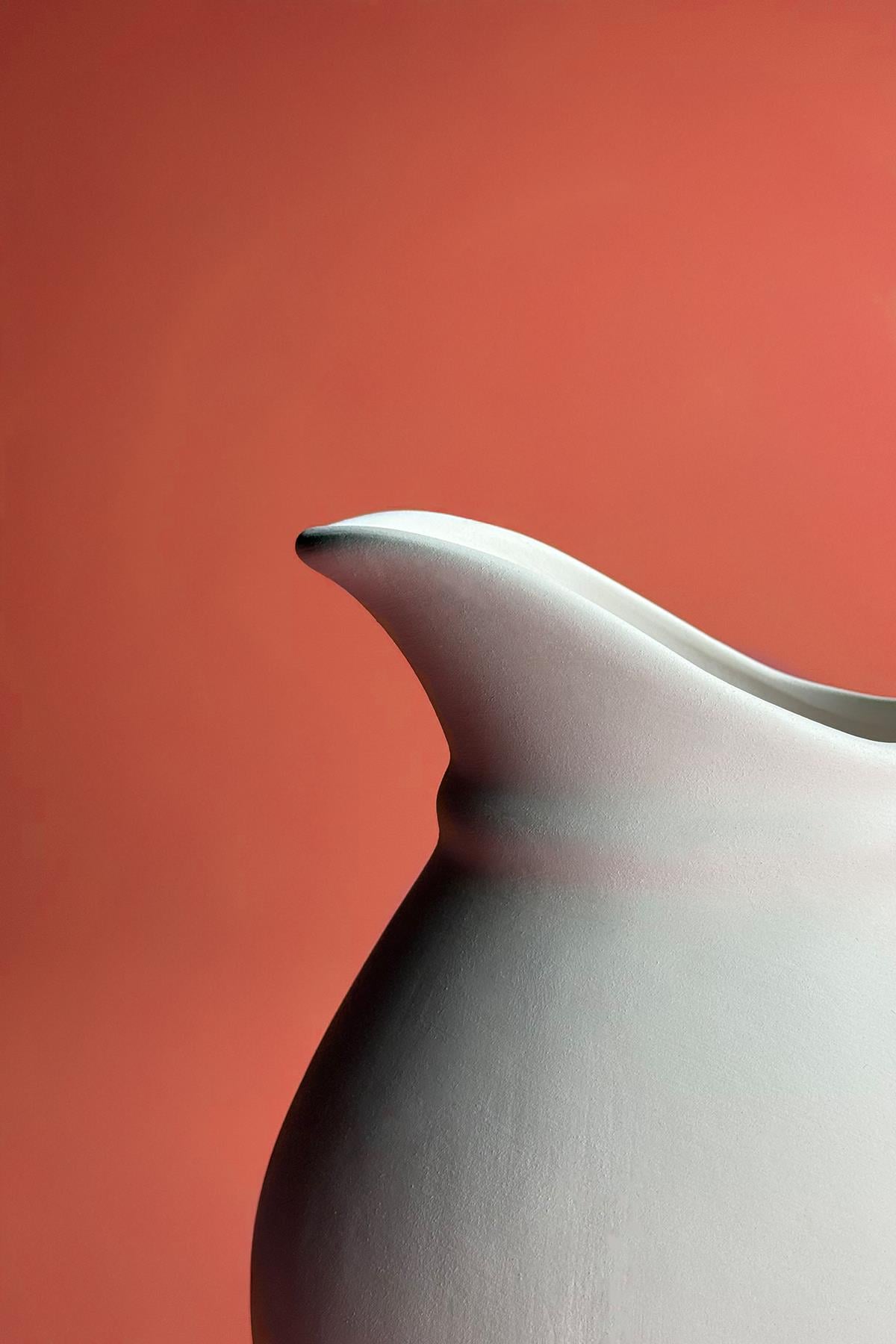 XL Jug Pitcher Ceramic Bisque