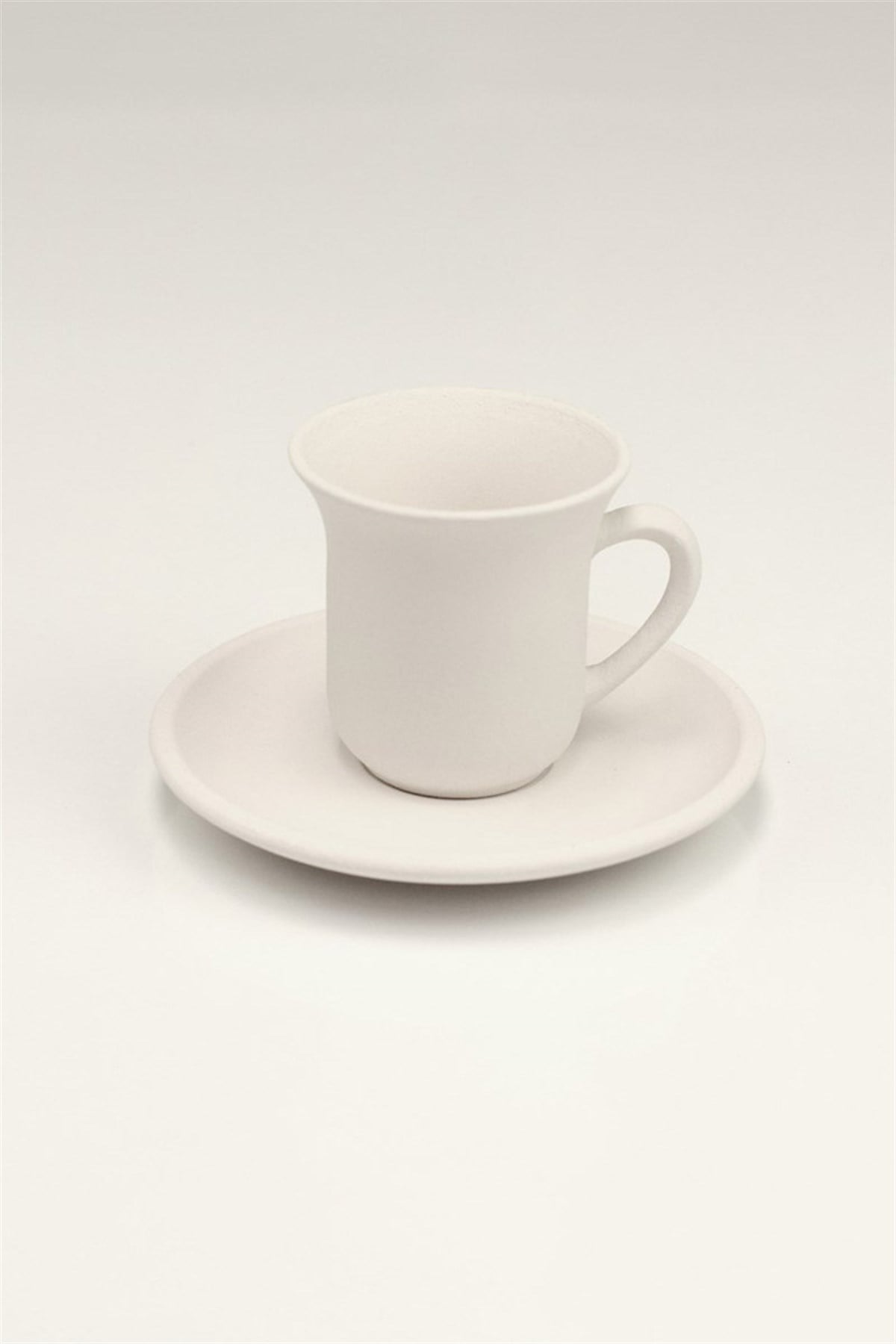 Elegant Coffee Cup Ceramic Bisque