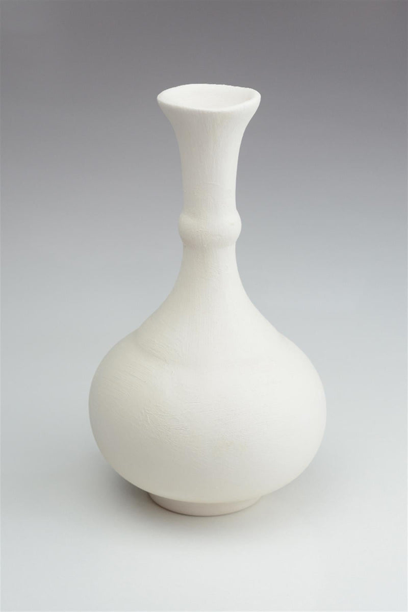 Teardrop Vase Ceramic Bisque