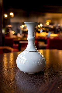 Teardrop Vase Ceramic Bisque