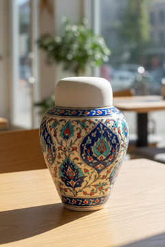 Lidded Jar (30Cm) Ceramic Bisque