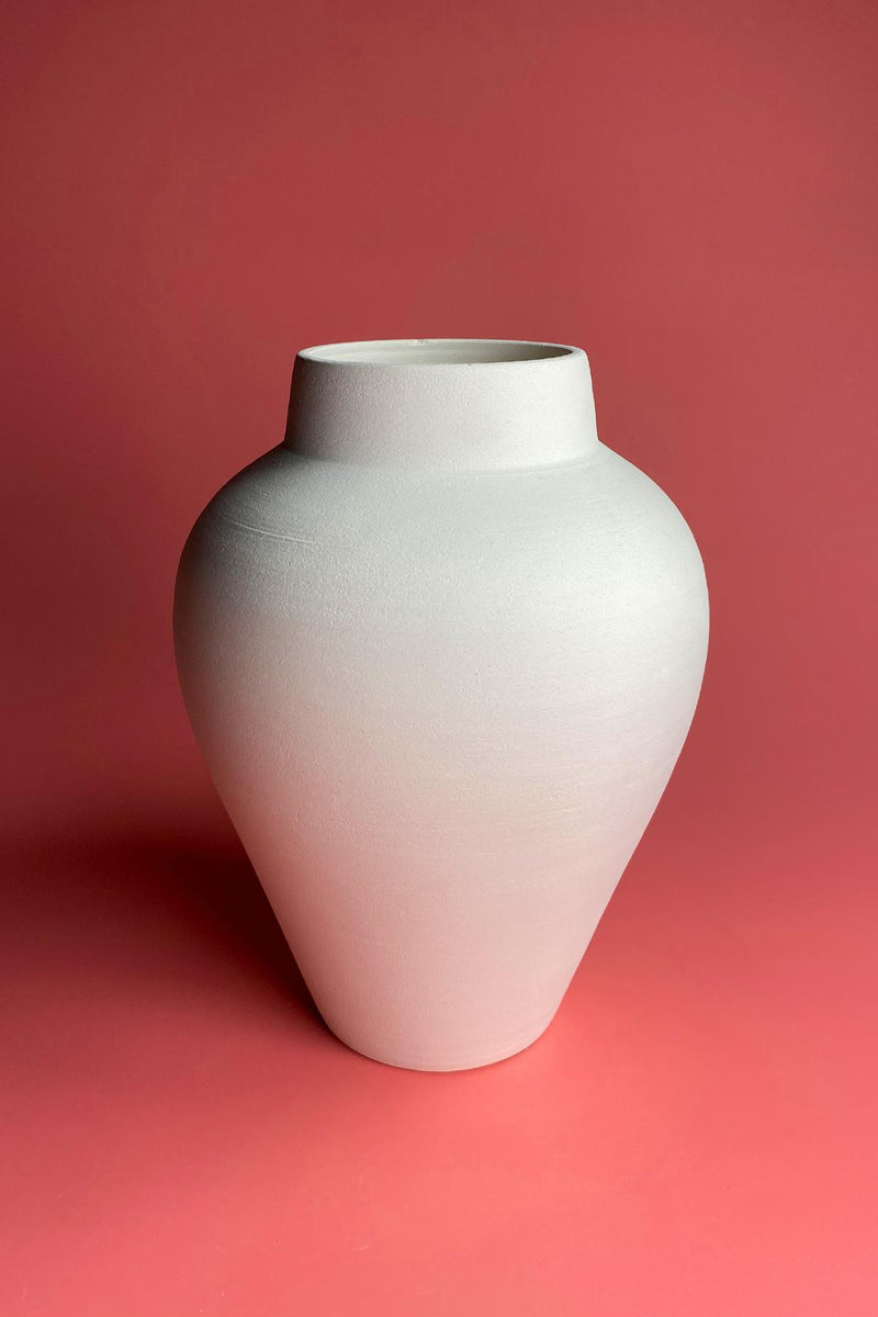 Lidded Jar (30Cm) Ceramic Bisque