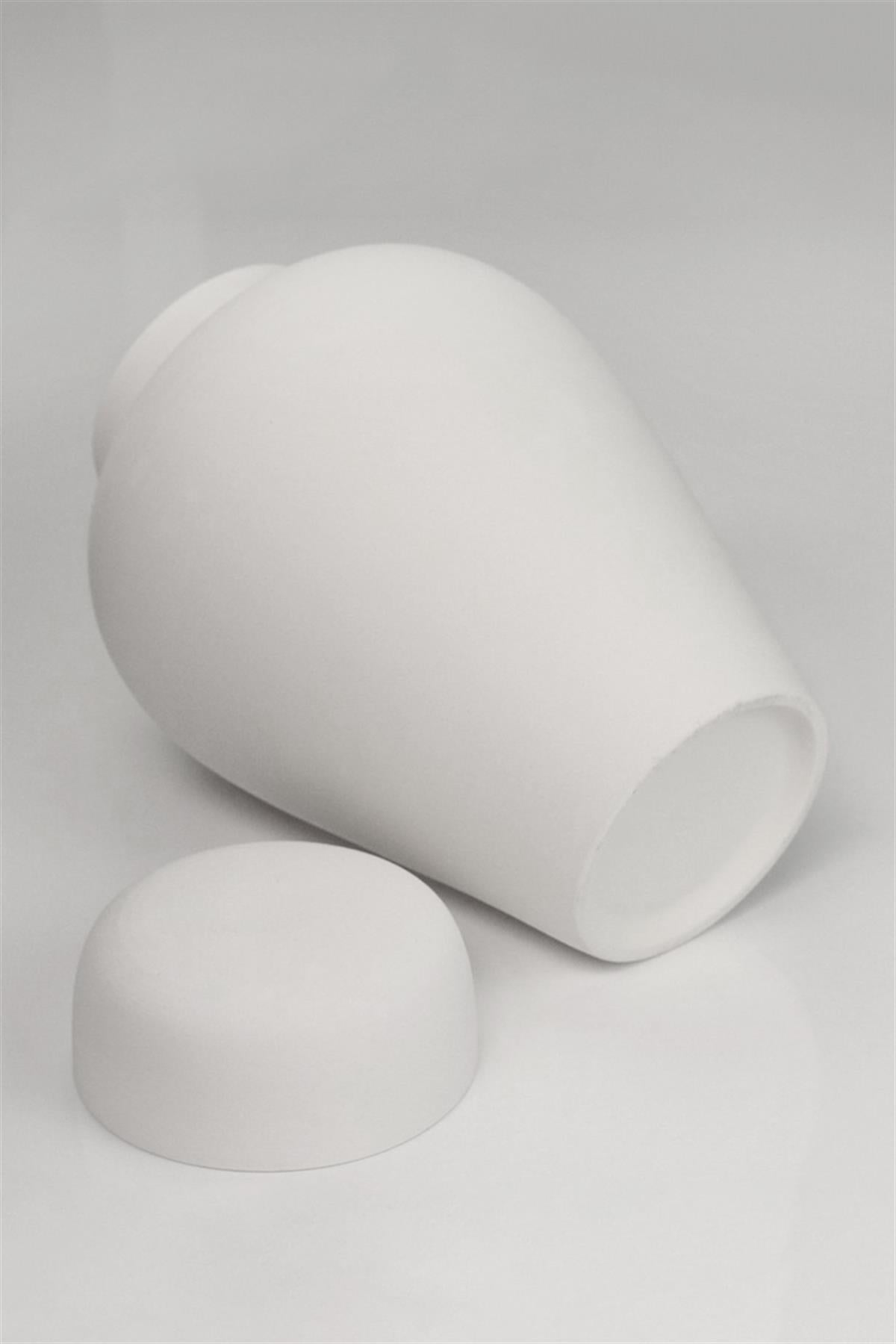 Lidded Jar (30Cm) Ceramic Bisque