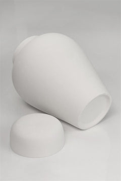 Lidded Jar (30Cm) Ceramic Bisque