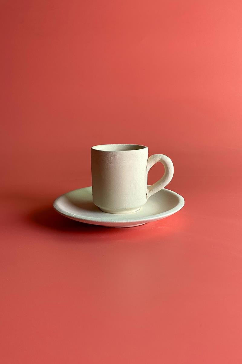 Classic Coffee Cup Ceramic Bisque