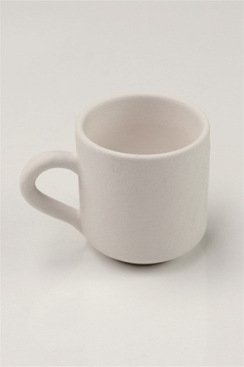 Classic Coffee Cup Ceramic Bisque
