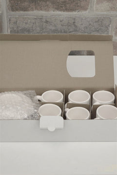Classic Coffee Cup Ceramic Bisque