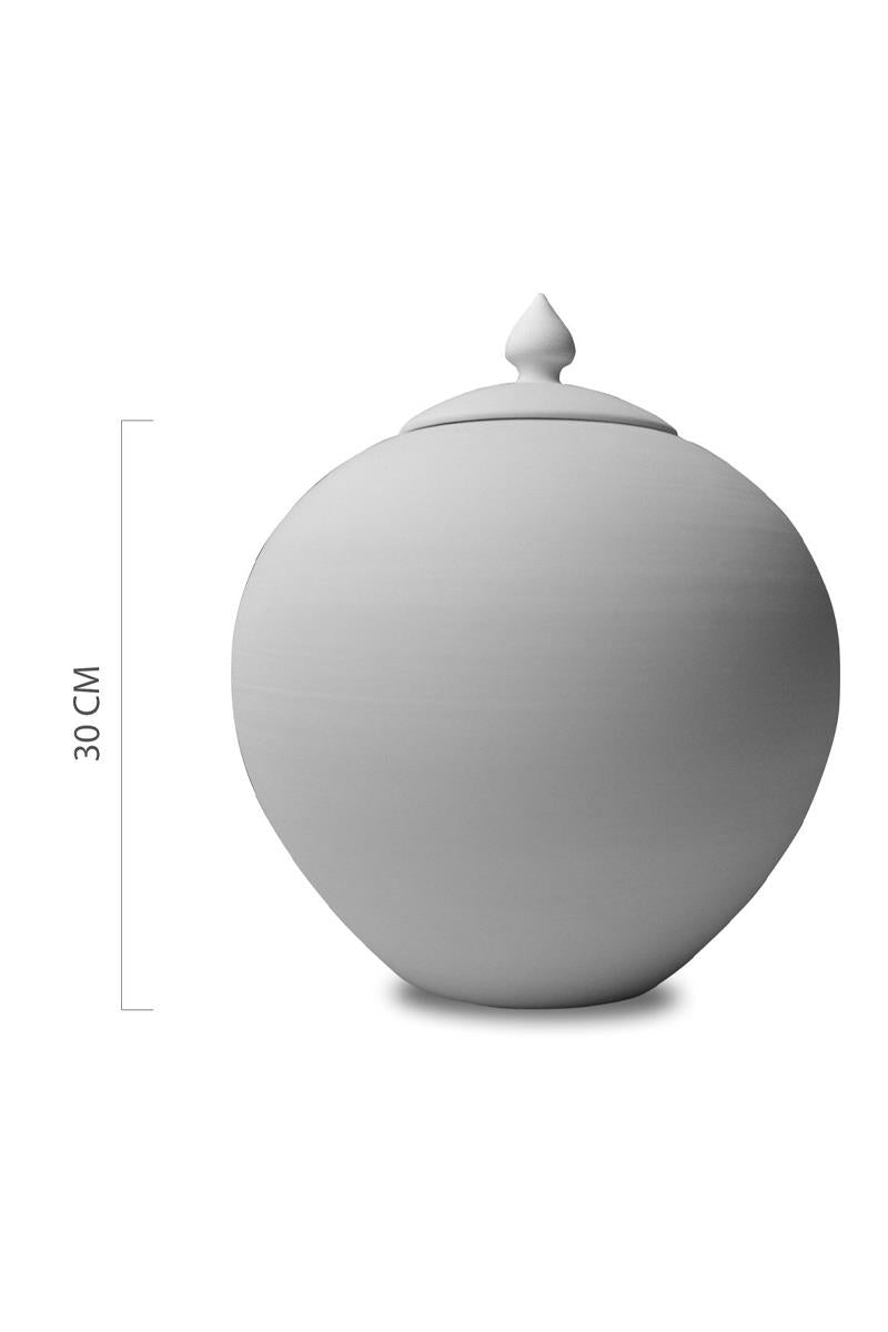 Sphere Jar Ceramic Bisque