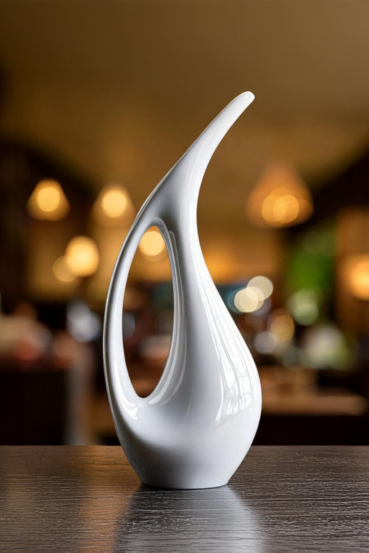 Pelican Vase Ceramic Bisque