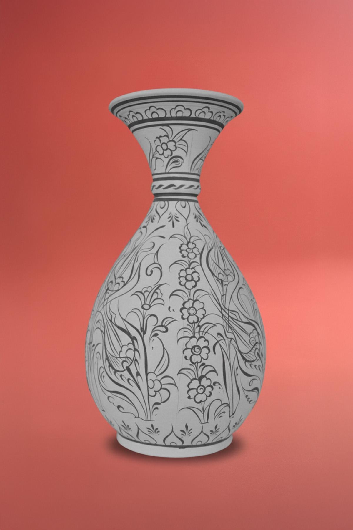 Hyacinth Vase Contoured Design