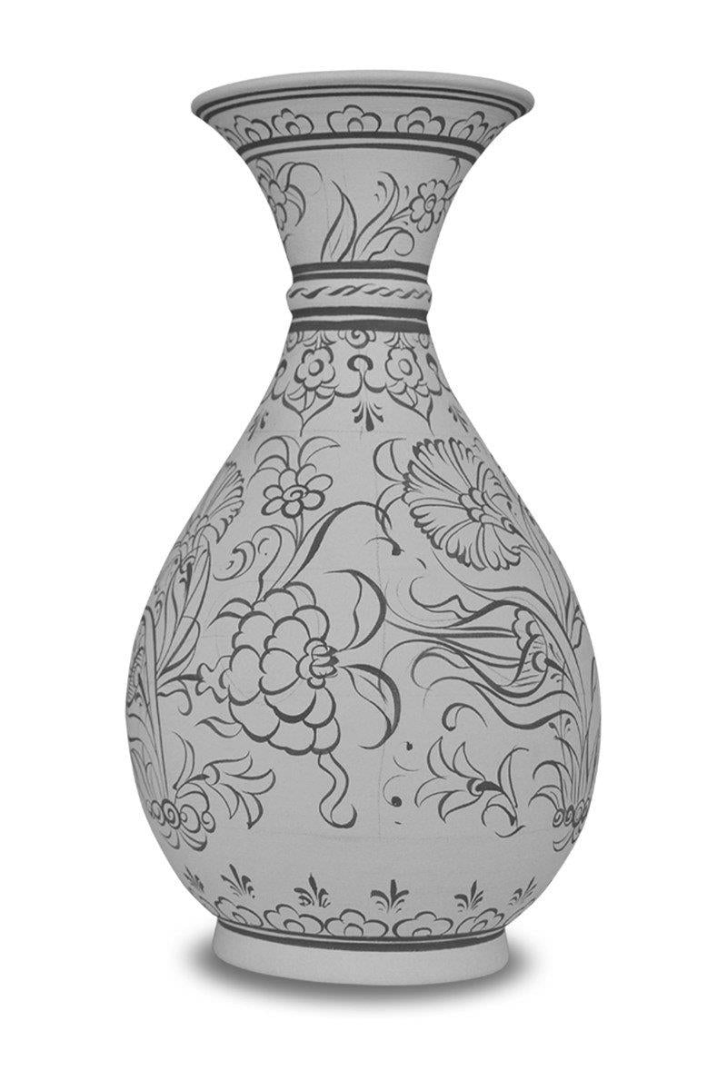Hyacinth Vase Contoured Design