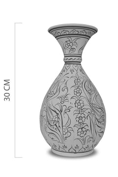 Hyacinth Vase Contoured Design