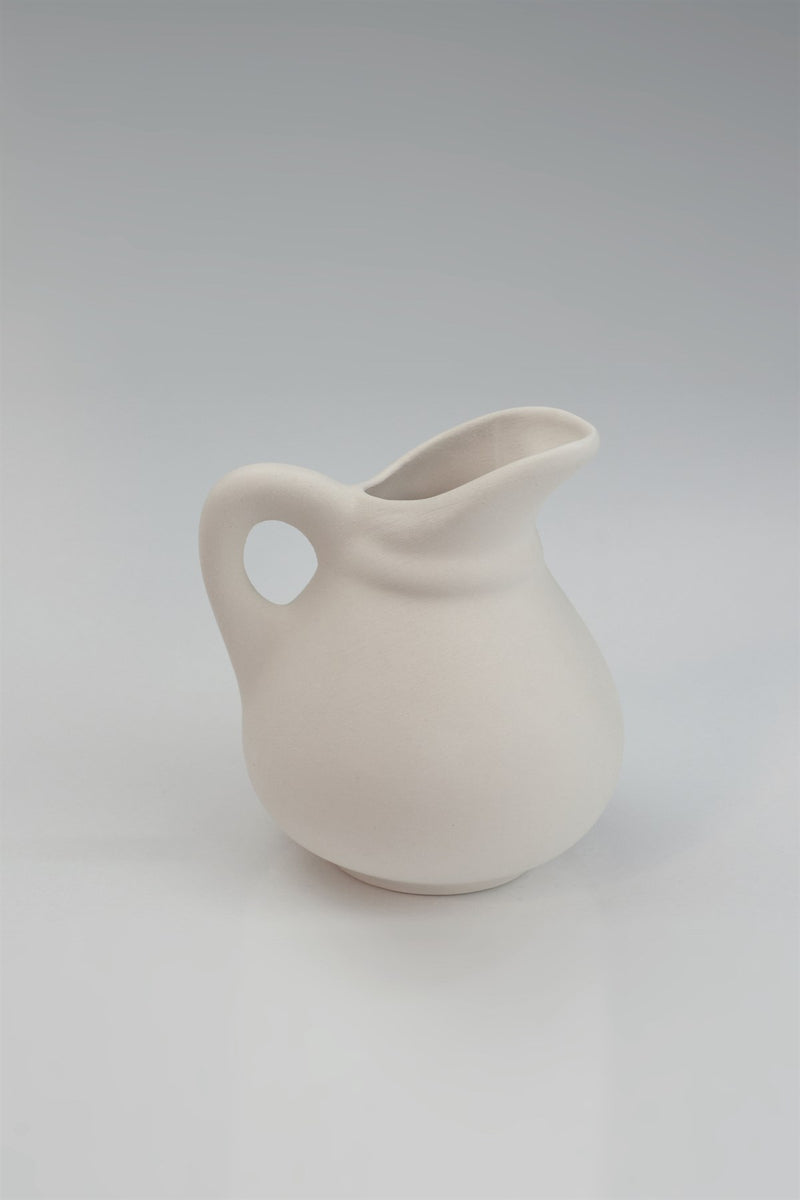 Creamer Pitcher Ceramic Bisque