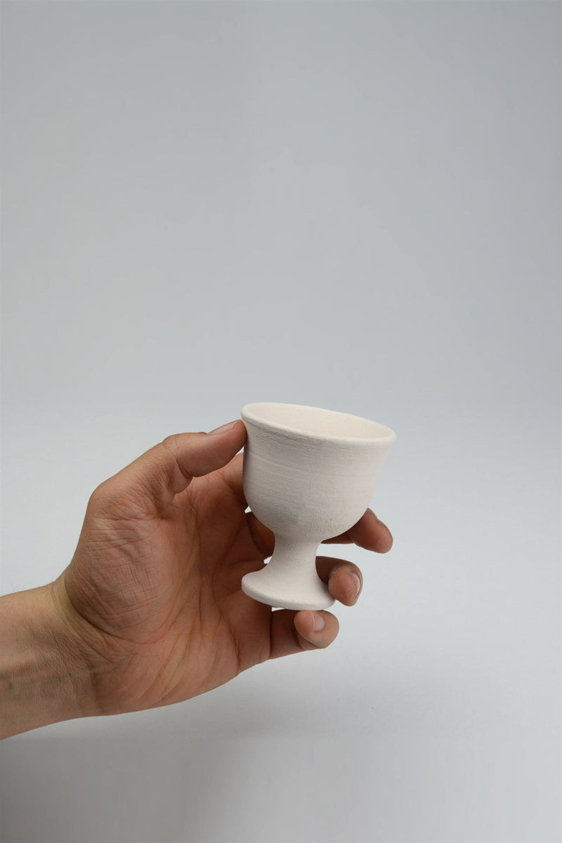 Egg Cup Ceramic Bisque