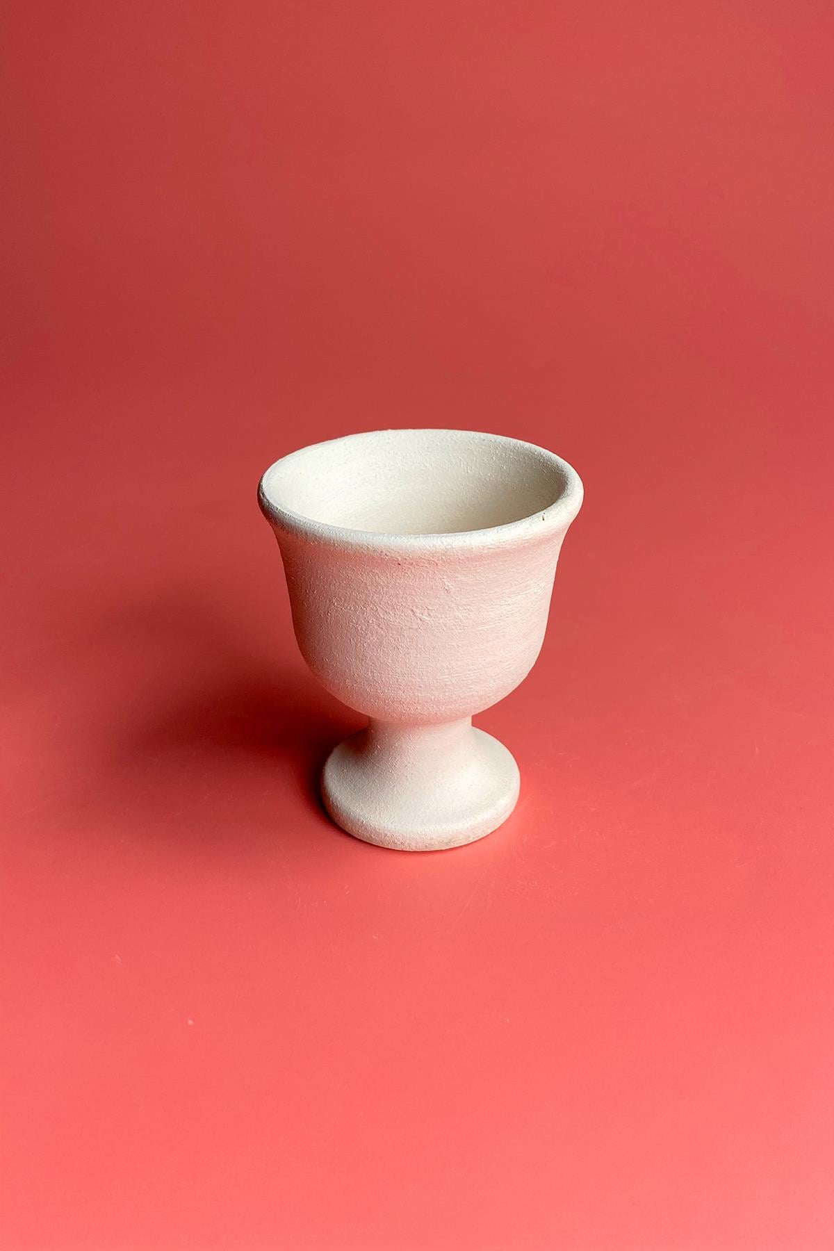 Egg Cup Ceramic Bisque